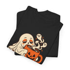 Halloween Tee — "Boo Before Brew" Ghost Coffee T-Shirt