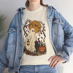 Halloween Ghost Lantern T-Shirt — Cute Vintage Pumpkin Moon Tee