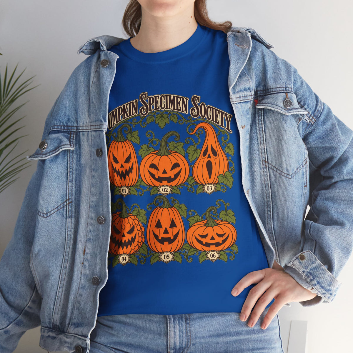 Pumpkin Specimen Society Tee — Vintage Halloween Jack-O'-Lantern Shirt