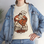 Ghost Town Rodeo T-Shirt — Halloween Pumpkin Ghost Western Graphic Tee
