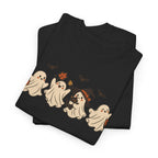 Halloween Ghosts Tee – Cute Trick-or-Treating Ghosts with Pumpkins