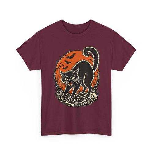 Black Cat — Unisex Halloween T-Shirt