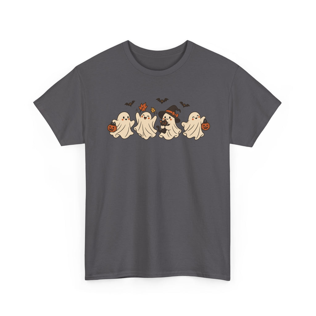 Halloween Ghosts Tee – Cute Trick-or-Treating Ghosts with Pumpkins