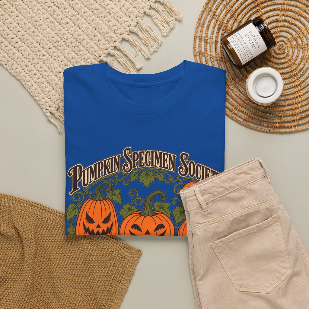 Pumpkin Specimen Society Tee — Vintage Halloween Jack-O'-Lantern Shirt