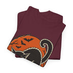 Halloween Black Cat Tee — Spooky Vintage Halloween T-Shirt