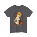 Halloween Ghost Lantern T-Shirt — Cute Vintage Pumpkin Moon Tee